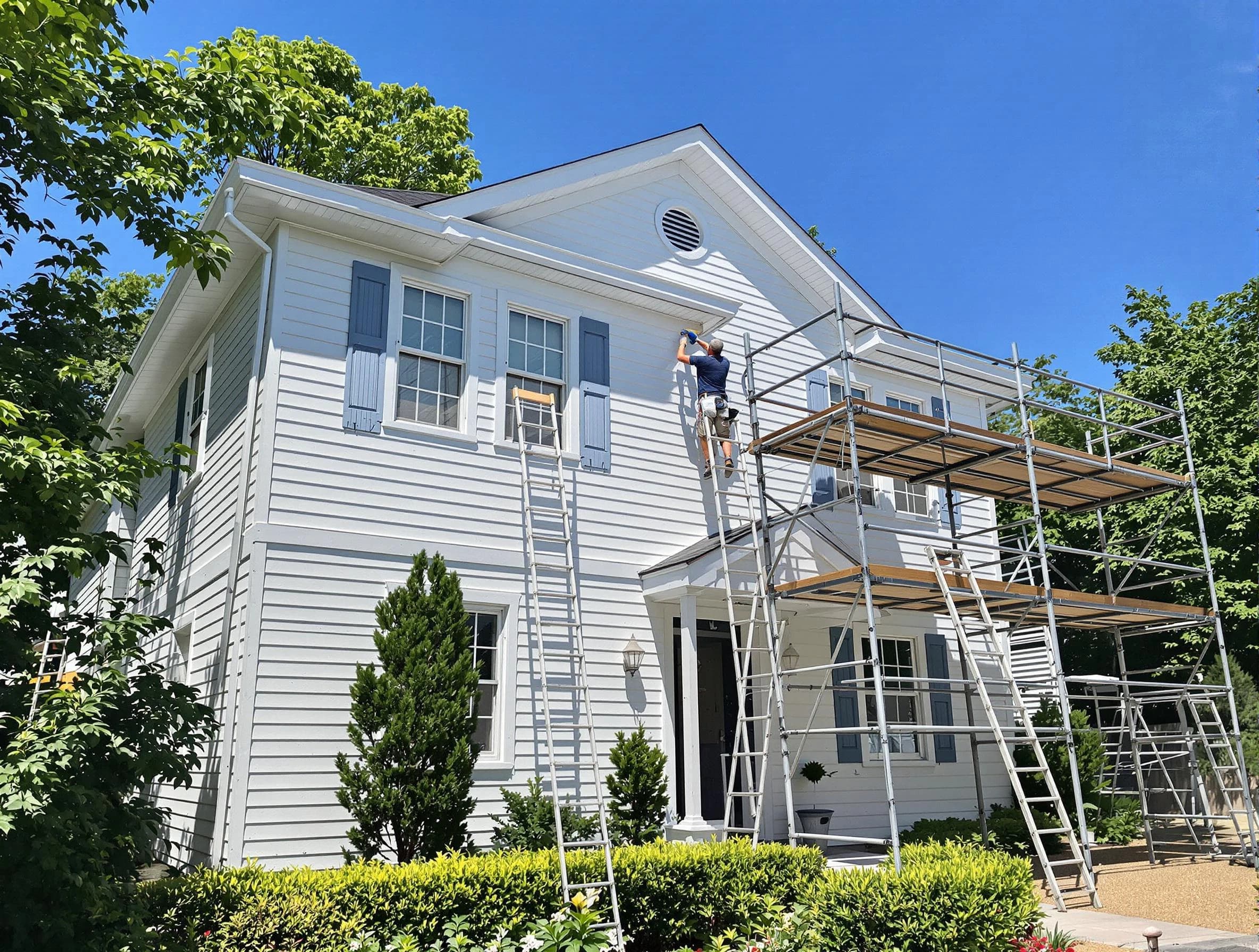 Exterior House Painting in New Franklin